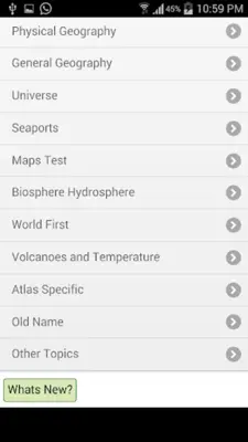 World Geography android App screenshot 1